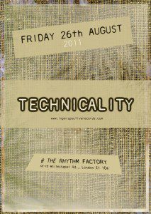 Technicality Bank Holiday Special 2011